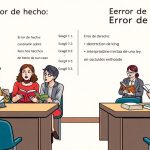 Diferencia entre error de hecho y error de derecho