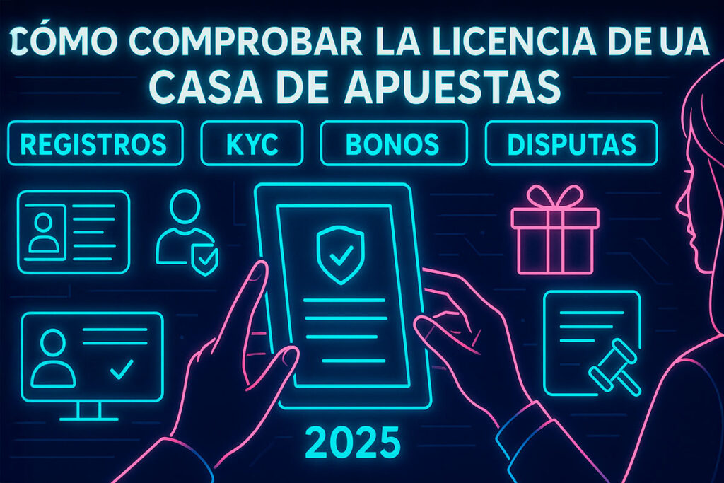 comprobar la licencia de una casa de apuestas