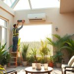 Instalación de aire acondicionado en patio interior: aspectos legales y normativos